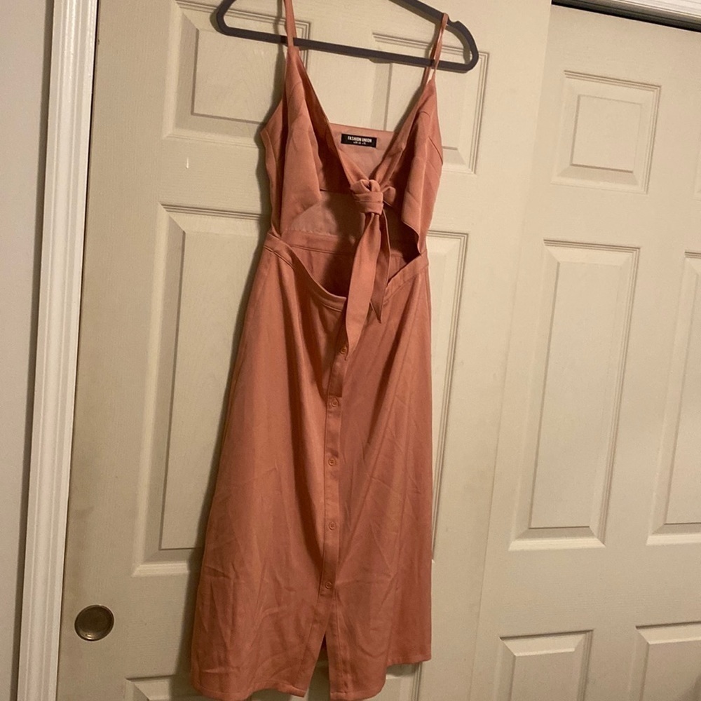 ASOS pink dress
